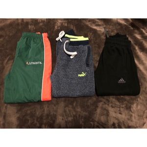 Bundle of 3 boys size 7-8 sweat pants